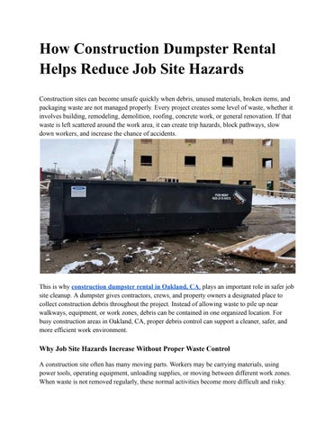 Bay Dumpsters