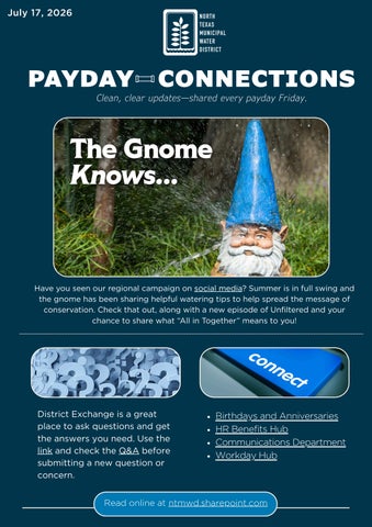 Payday Connections - July 17