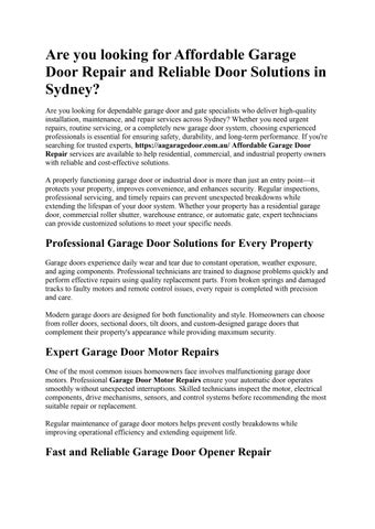 Industrial shutter doors repair