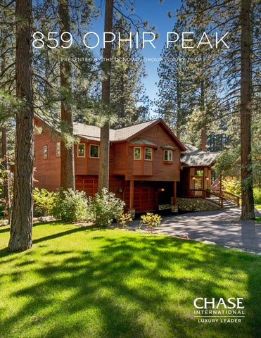 859 Ophir Peak, INcline Village, Nevada - Donovan Luxury Sales Team 