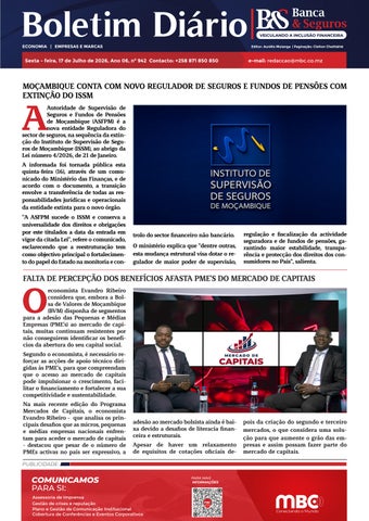BOLETIM BANCA & SEGUROS 17.07.2026