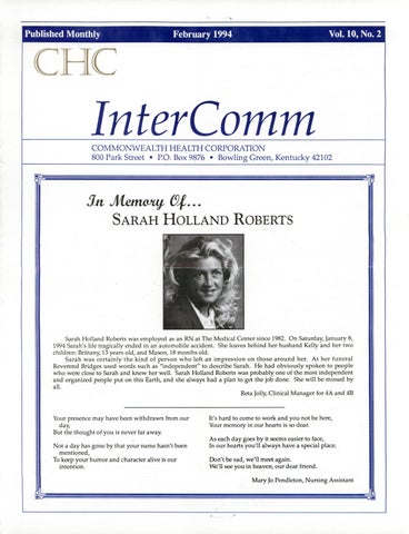 CHC Intercomm Feb 1994