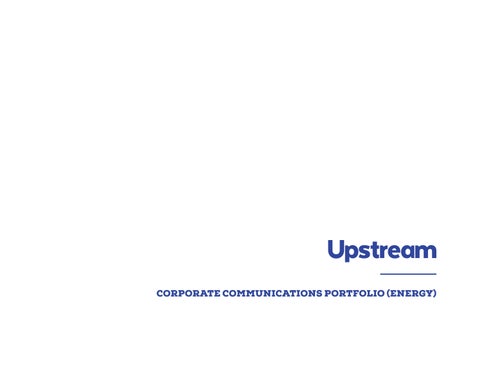 Upstream Marketing - Energy Portfolio