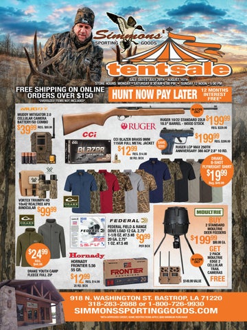 Simmons Sporting Goods Annual Tent Sale 2026