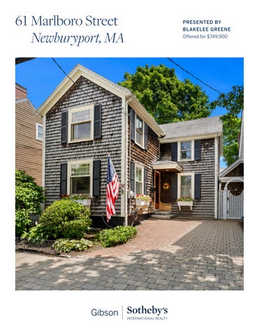 61 Marlboro Street Digital Packet