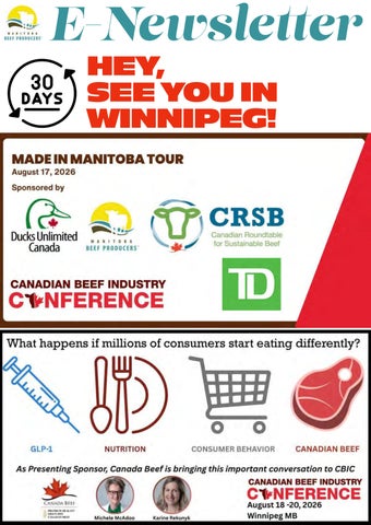Manitoba Beef Producers E-Newsletter: July 17/2026