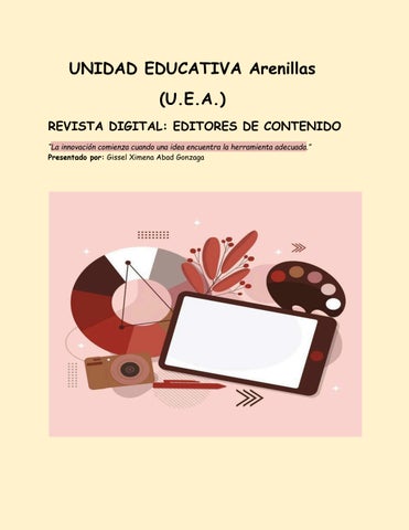 Revista Digital- Editores de Contenido - UEA