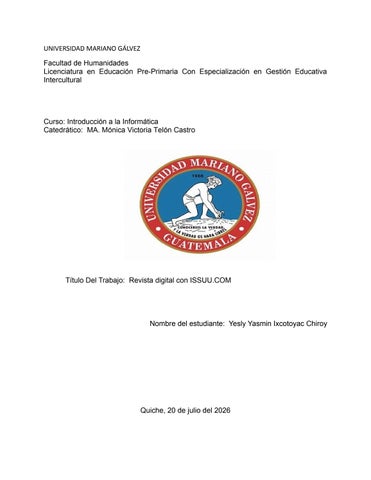 Introduccion a la informatica  semana 1