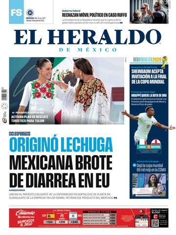 Edición impresa. Sábado 18 de julio de 2026