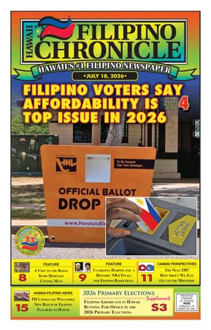 Hawaii Filipino Chronicle - July 18, 2026