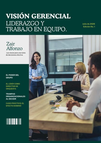 Revista sobre liderazgo y trabajo en equipo