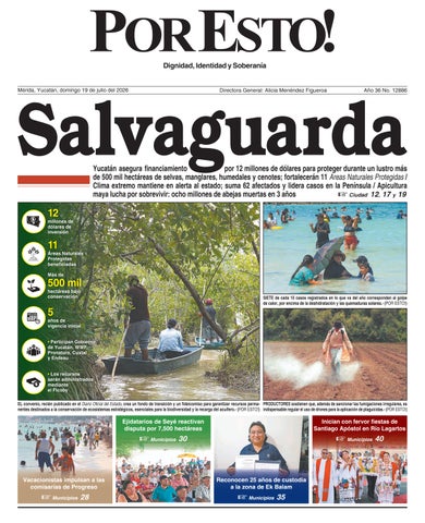 PORTADA POR ESTO MERIDA, DOMINGO 19 DE JULIO DE 2026