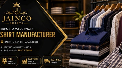 Jainco Shirts | Gandhi Nagar Delhi Wholesale Shirt Supplier