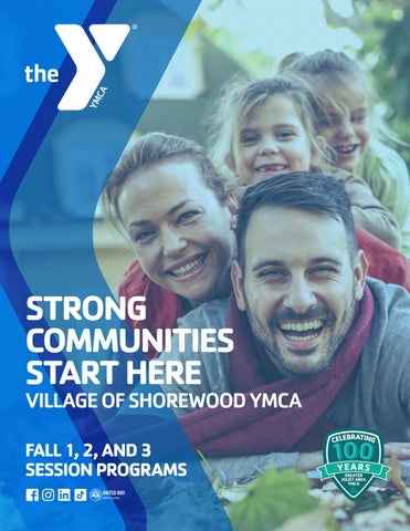 2026 Shorewood YMCA Fall Session Programs