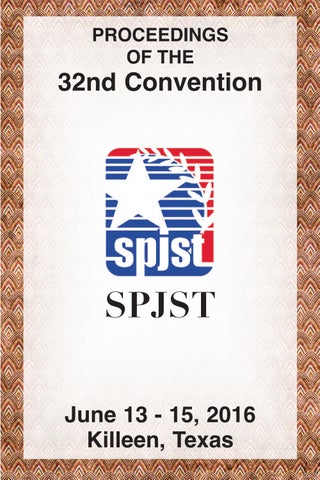 2016 SPJST Convention Proceedings