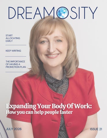 July 2026 Dreamosity Magazine with Mara Williams