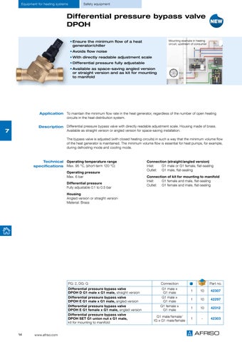 AFRISO New Products 2023/2024 第 14 页