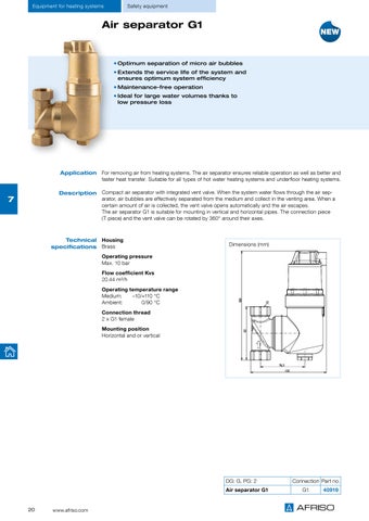 AFRISO New Products 2023/2024 第 20 页
