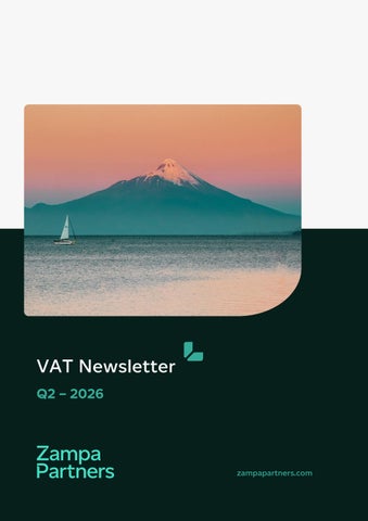 VAT Newsletter Q2 2026