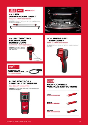 MILWAUKEE AUTOMOTIVE × TRANSPORTATION KATALOGS 2026 第 15 页