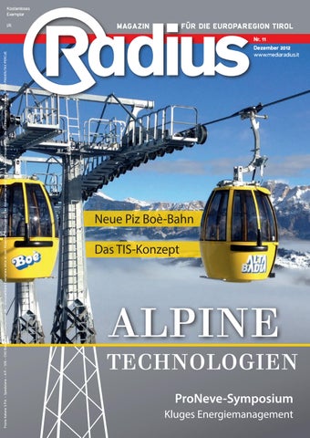 Radius Alpine Technologien 2012