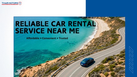 Reliable Car Rental Service Near Me