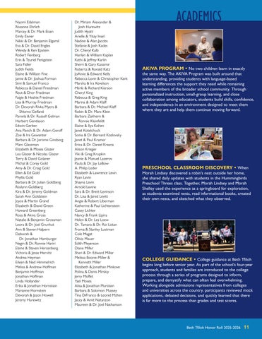 Beth Tfiloh Dahan Community School & Congregation 灯饰目录 · honor roll 2026 - pages no crops 第 13 页