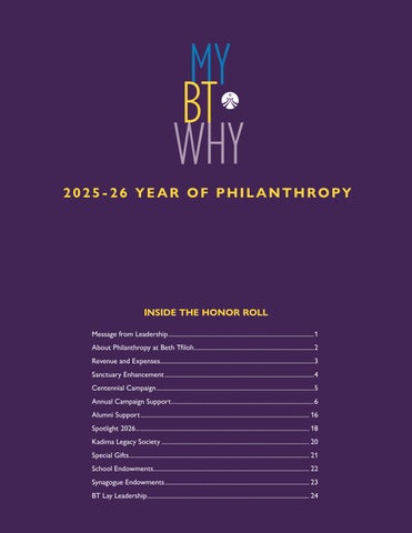 Beth Tfiloh Dahan Community School & Congregation 灯饰目录 · honor roll 2026 - pages no crops 第 2 页