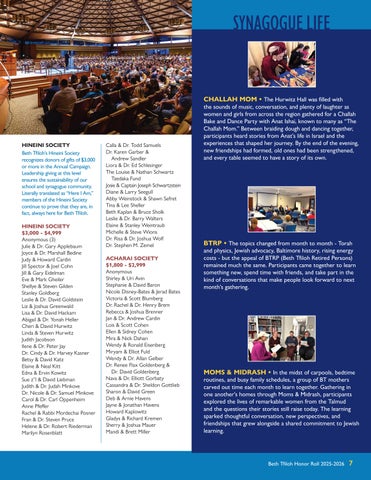 Beth Tfiloh Dahan Community School & Congregation 灯饰目录 · honor roll 2026 - pages no crops 第 9 页