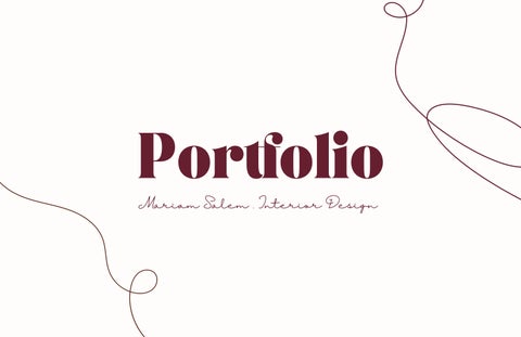 Mariam Salem_Portfolio Book