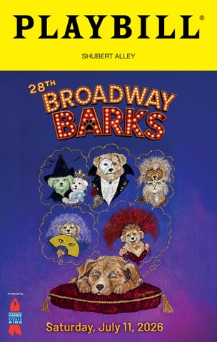 Broadway Barks 2026 program