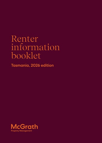 Renter Information Booklet TAS