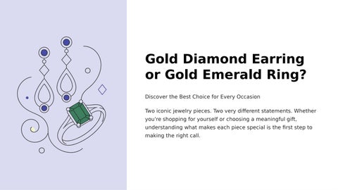 Gold-Diamond-Earring-or-Gold-Emerald-Ring no water