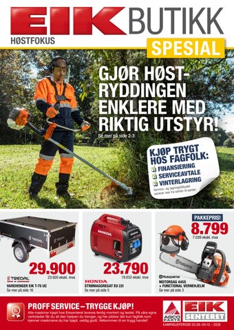Eikbutikkspesial 3 2026 Høstfokus