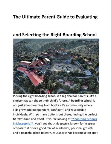 Boarding School Application & Checklist: A Step-by-Step Parent Handbook