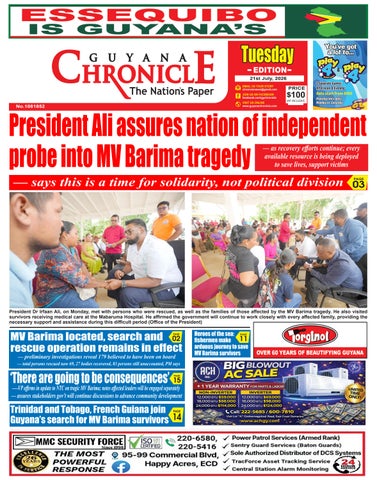 Guyana Chronicle E-Paper 21-07-2026