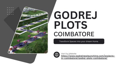 Godrej Plots Coimbatore | Residential Plot Community