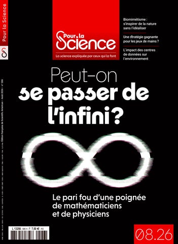 Pour la Science n°586 - août 2026 - Peut-on se passer de l'infini