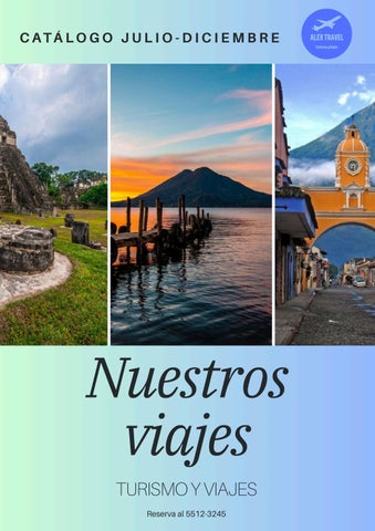 Catálogo de viajes julio-diciembre