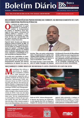 BOLETIM BANCA & SEGUROS 21.07.2026