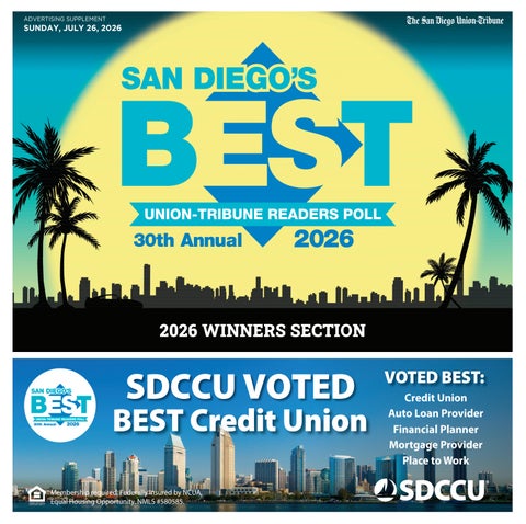 2026 San Diego Union Tribune Best Final