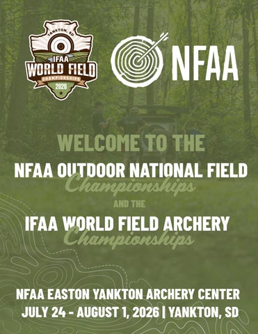 2026 NFAA Field Nationals and IFAA World Field Tournament Booklet