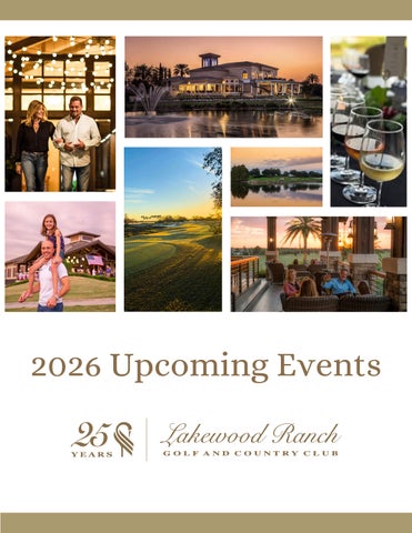 LWR July - December 2026 Events