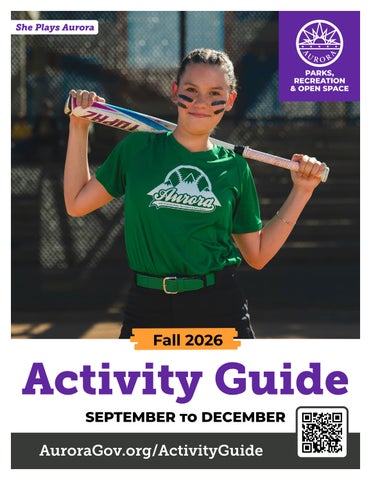 Fall Activity Guide 2026 (September to December)