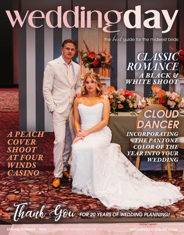 WeddingDay Magazine - Northern Indiana Spring/Summer 2026 Issue