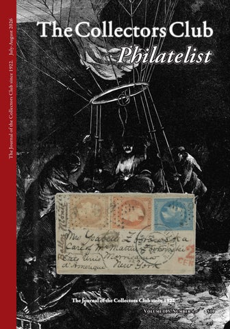 Collectors Club Philatelist 105.4 July/August 2026
