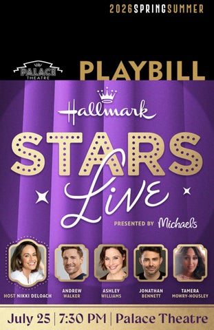 Hallmark Stars Live Playbill (7/25/26)