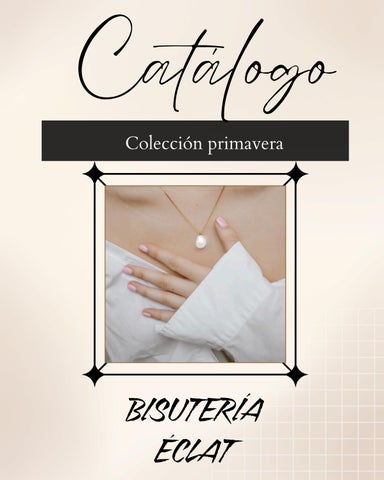 CÁTALOGO BISUTERÍA ÉCLAT