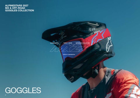 Alpinestars MX27 Goggle Collection