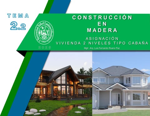 TEMA 2.2 - ASIGNACIÓN VIVIENDA TIPO CABAÑA - CONSTRUCCIÓN EN MADERA 2026